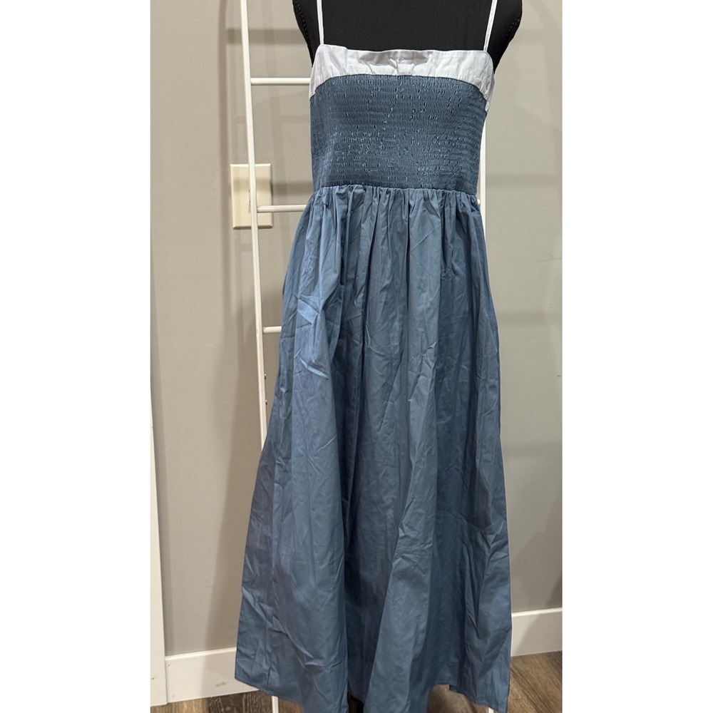 Few Moda 100% Cotton Smocked Dress XL Cottagecore Prairie Nap Dress Romantic